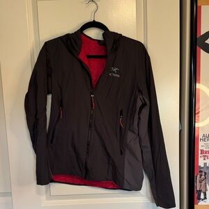 Arc'teryx Women's Black and Red Ski Jacket